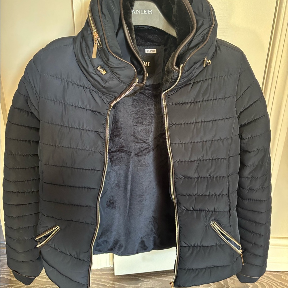 YMI Women's Navy Puffer Jacket